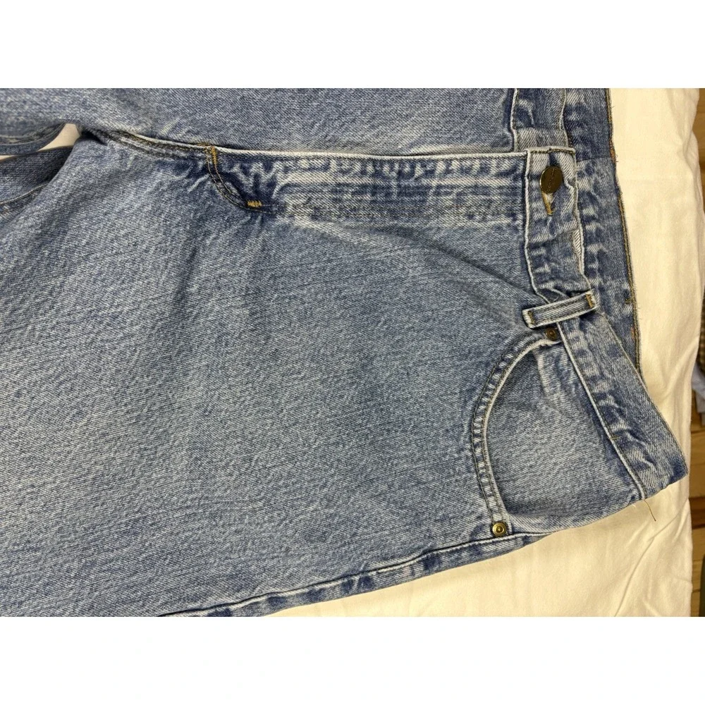Carhartt B18-DST Jeans Size 40x30 Blue Traditional Fit Denim Workwear Pants